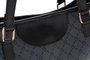 Lucky Bees 355 v2 Bolso Tote Gris y Negro